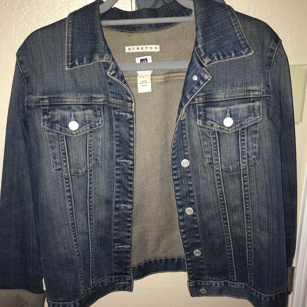 Large Gap Dark wash Jean Jacket